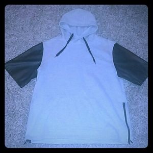 Carbon short sleeve hoodie.